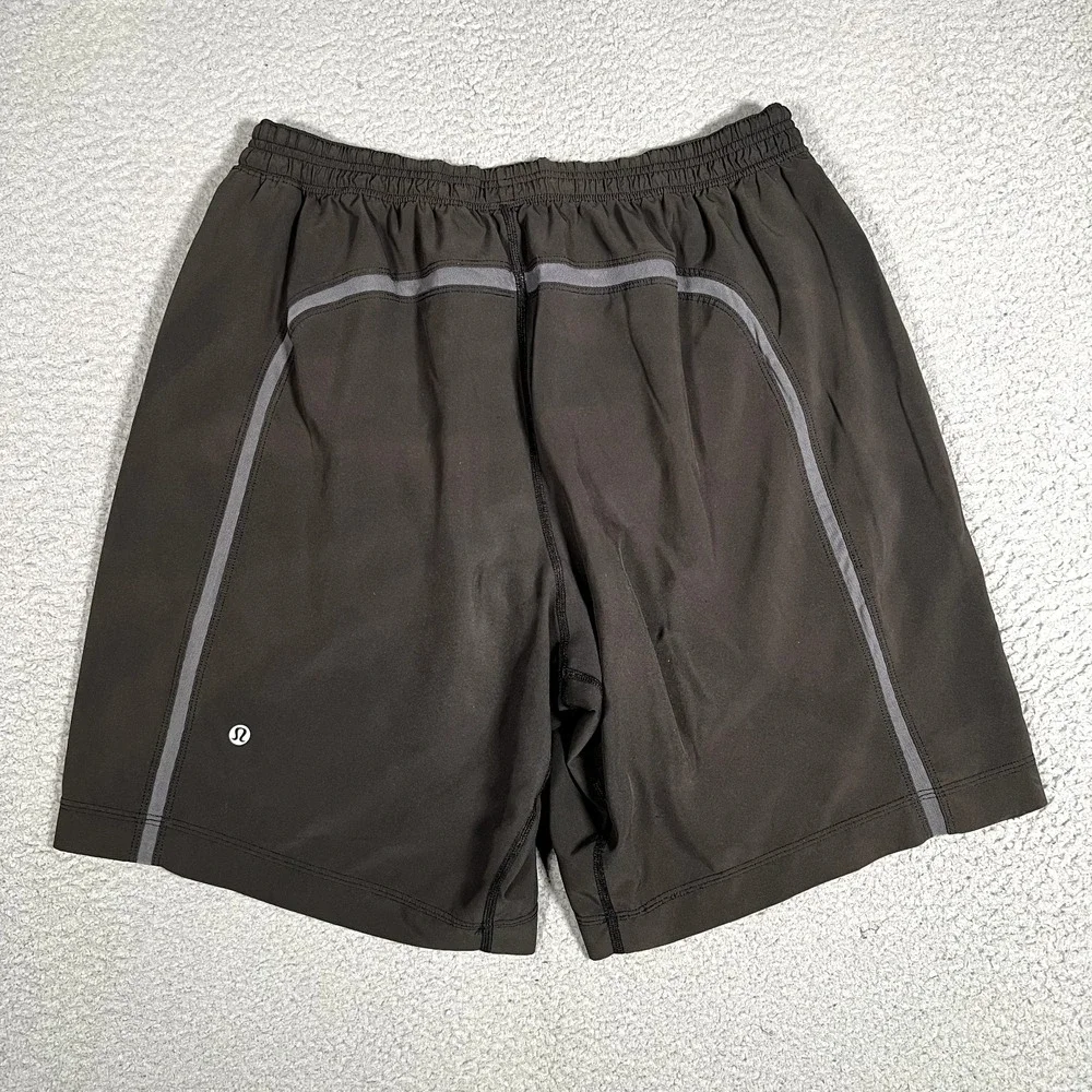 Lululemon Shorts Mens Large Black Pace Breaker Lined 8